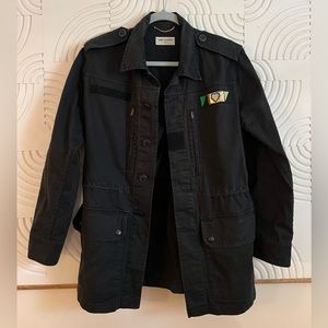 SAINT LAURENT Infamous “Love” Patch Parka 2016 | Hedi Slimane